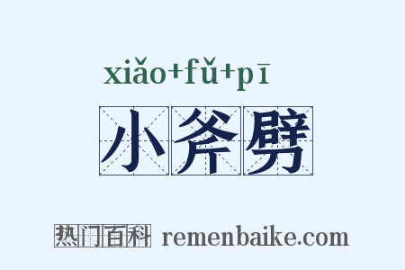 小斧劈是什么意思的图片